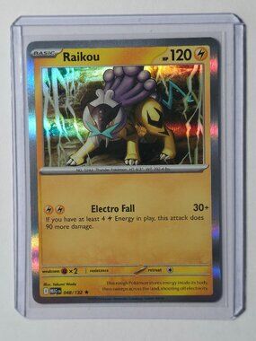 Pokémon TCG - Raikou - Mega Evolution Promos - Cosmo Holo - 048/132
